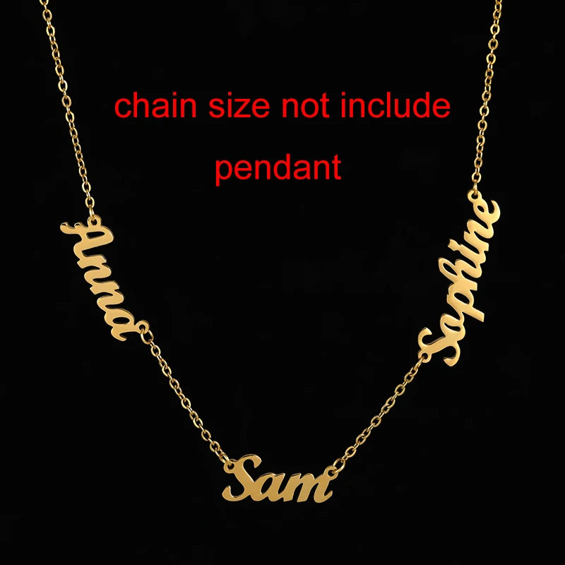 Custom Personalized Gold Name Necklace Gifts