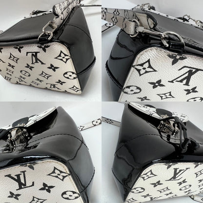 LOUIS VUITTON Hot Springs Backpack White Monogram and Patent Leather