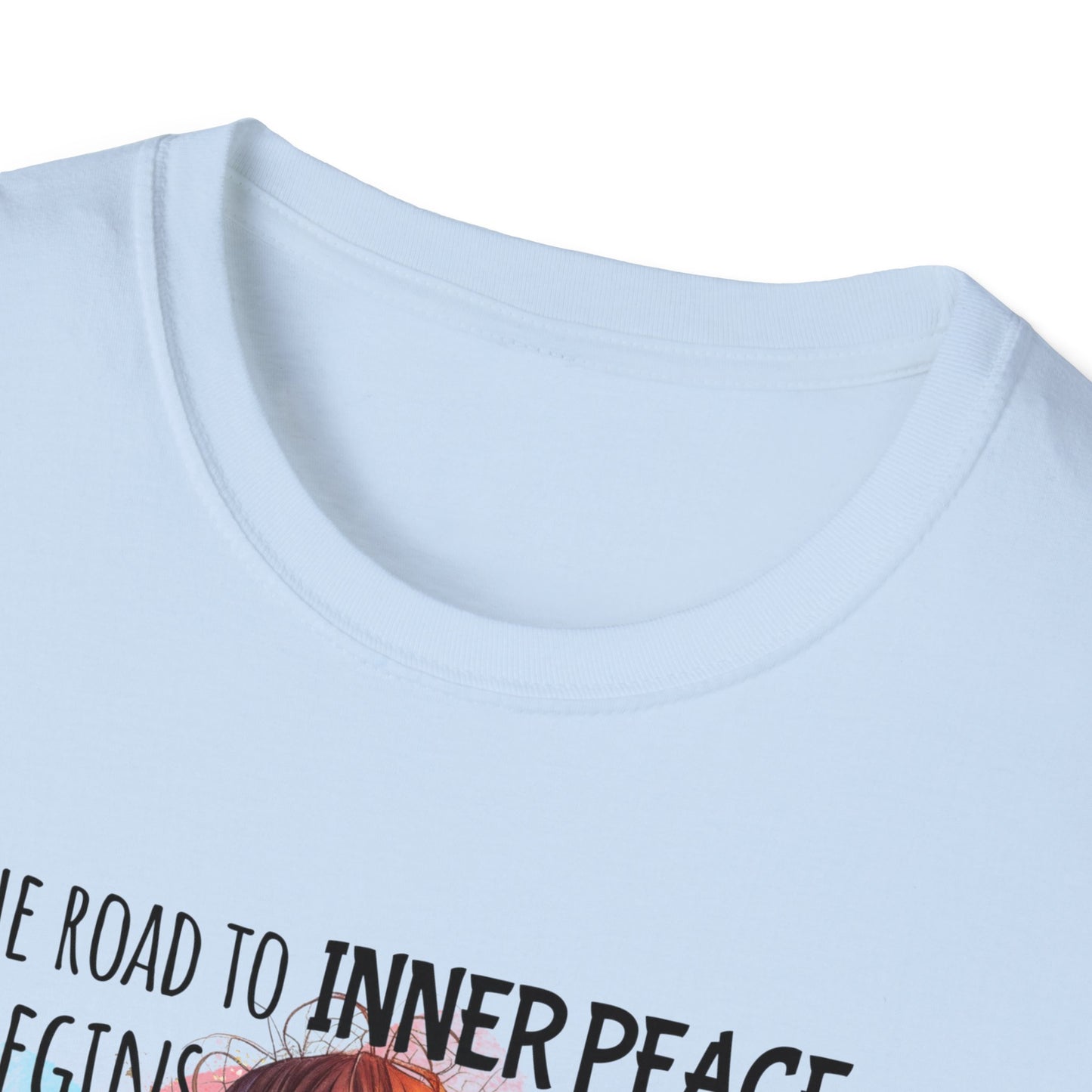 Sarcasm Graphic Tee - The Road to Inner Peace Begins With F*ck This