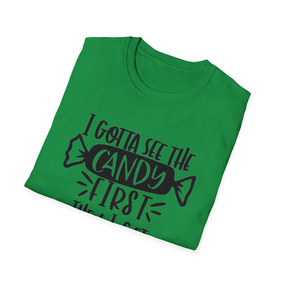 Sarcasm Graphic Tee - I gotta see the Candy 1st Then I'll Get in the Van