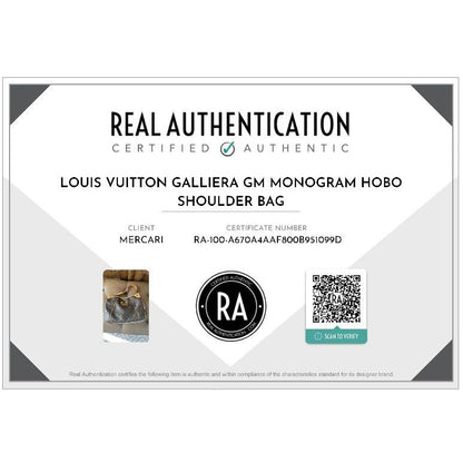 LOUIS VUITTON Galliera GM Monogram Shoulder Bag