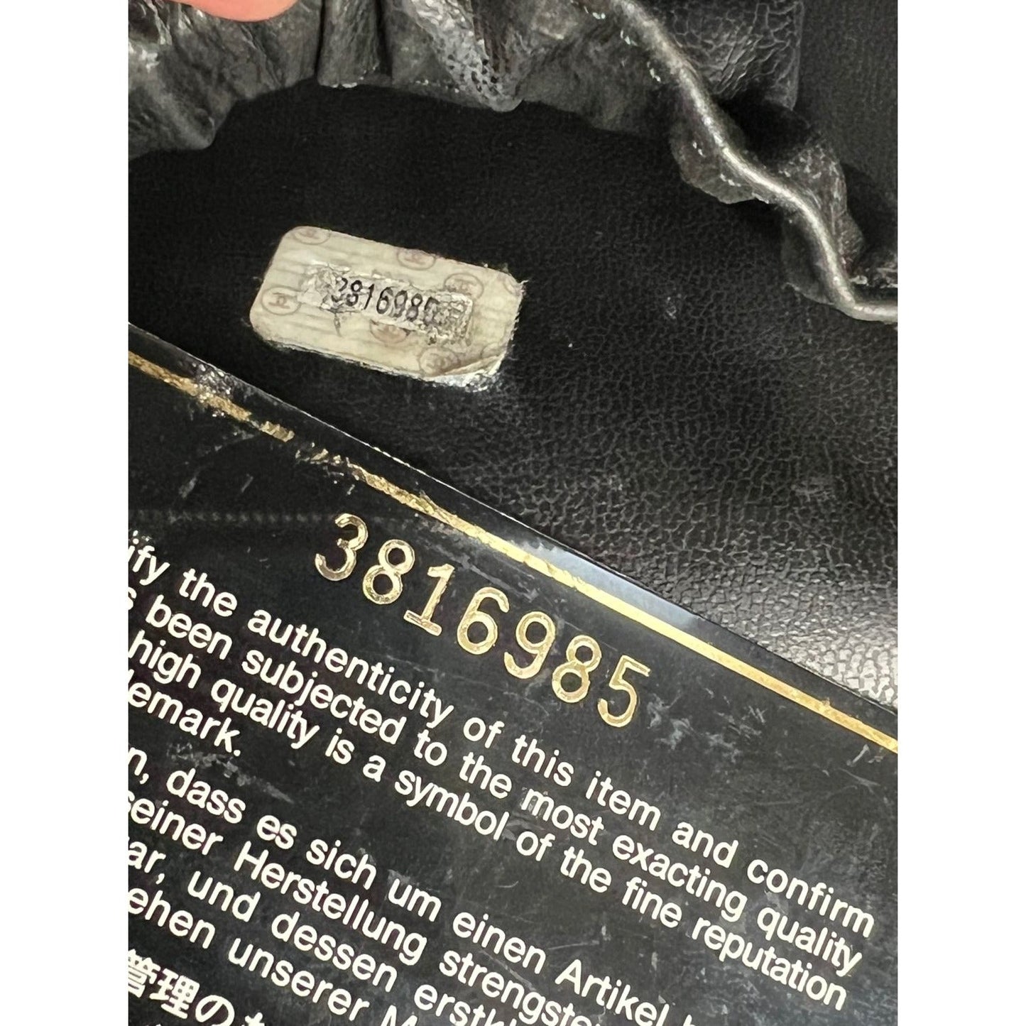 Chanel Vanity Cosmetic Case Black Caviar Leather Bag