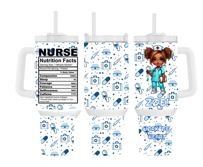 Nurse themed Personalized Tumblers