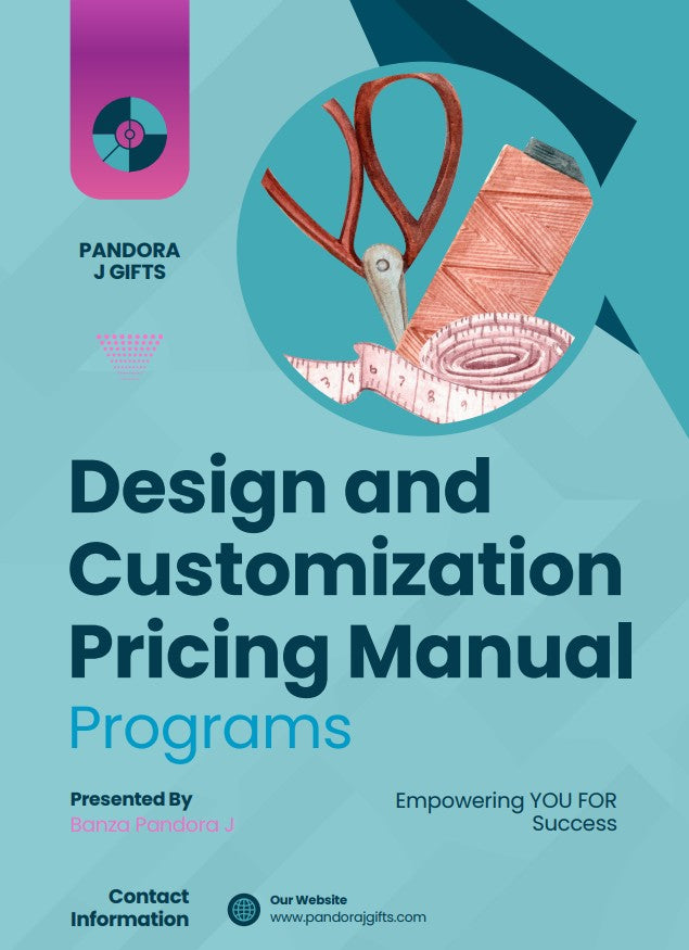 The Customization Pricing Manual: Your Essential Guide to Pricing Embroidery, Rhinestone, Vinyl and Sublimation!