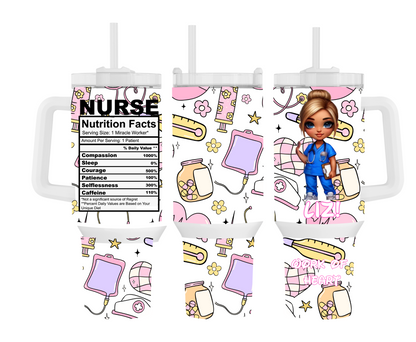 Nurse themed Personalized Tumblers