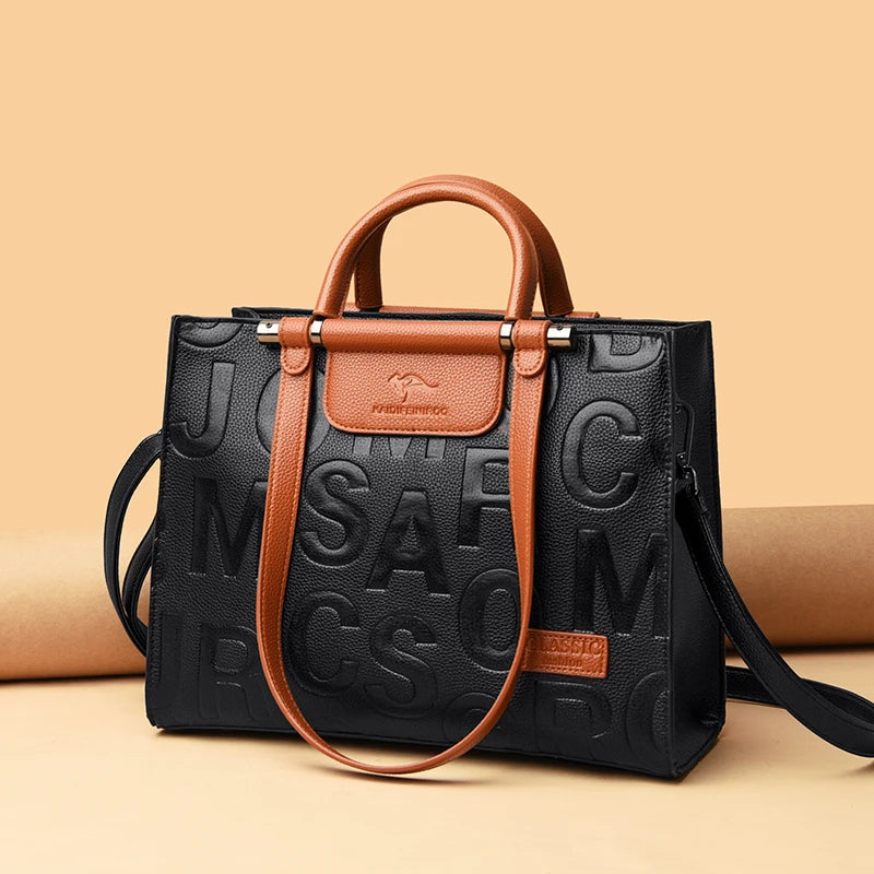 Pandora J Embossed Boss Tote