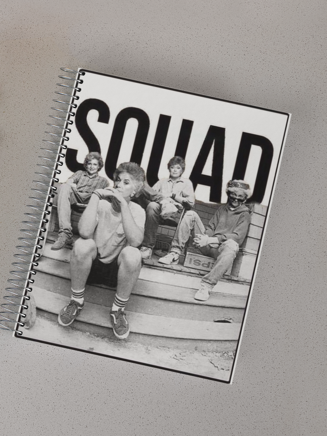 Spiral notebook with the Original Squad, The golden Girls