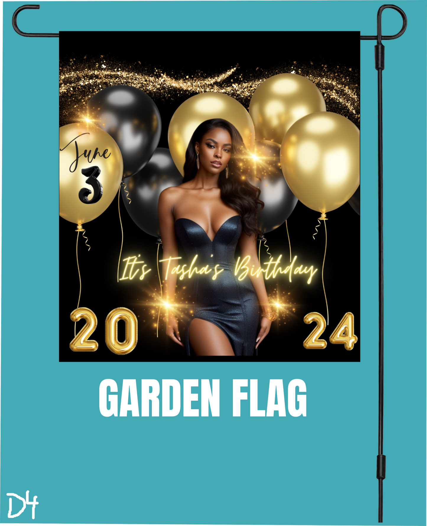 Birthday Garden Flag