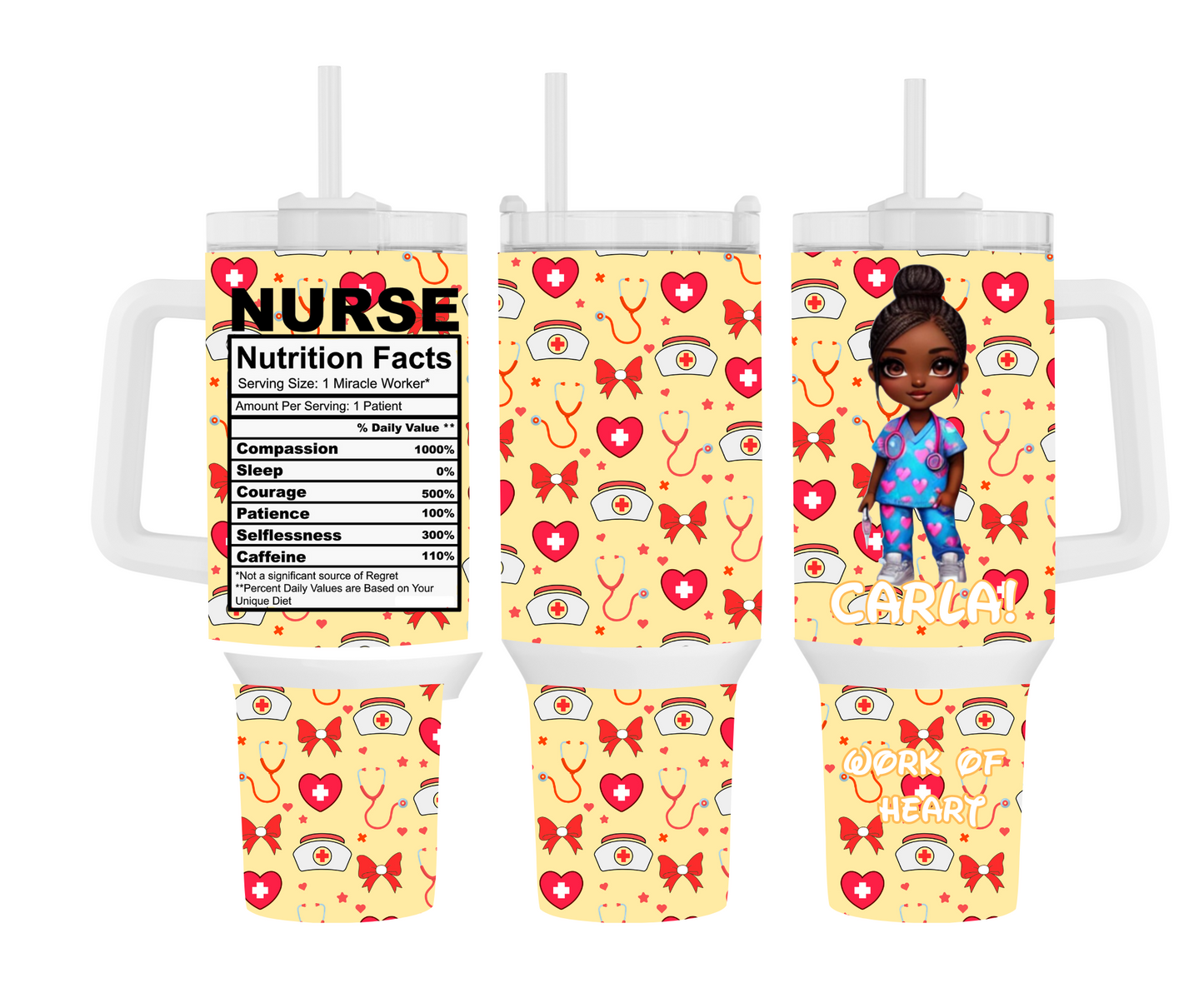 Nurse themed Personalized Tumblers