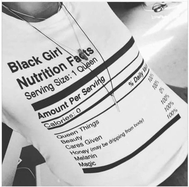 Black Girl Nutritional Facts