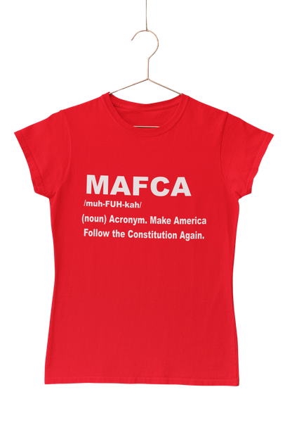 MAFCA Tee shirt - definition