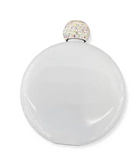 Load image into Gallery viewer, Round bling handle flask