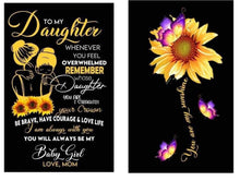 Load image into Gallery viewer, To my daughter tumbler design