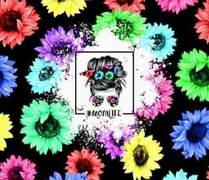 Mom Life tumbler design