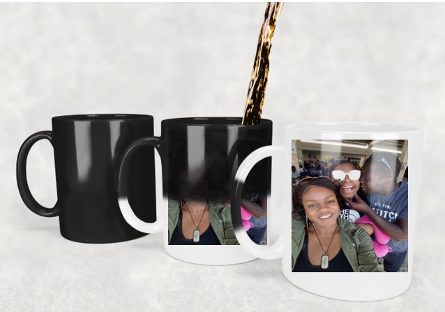Color Changing Mug with family on it