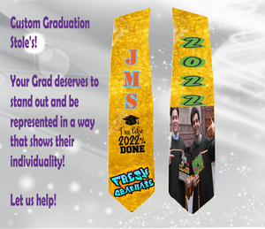 Customized Graduation Stohls