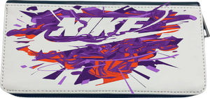 Customized clutch with Nike Graffiti 