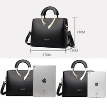 Load image into Gallery viewer, High Quality Leather Casual Crossbody Shoulder Bags with Metal Horseshoe Handle