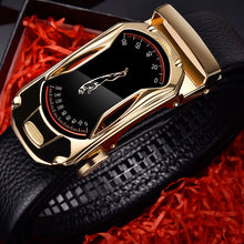 Load image into Gallery viewer, Sports Car Luxury Brand Designer Leather Men&#39;s Belt