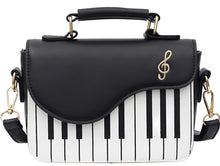 Load image into Gallery viewer, Piano shaped cross body bag purse
