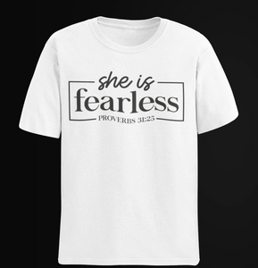 She is Fearless Short Sleeve State Tee
