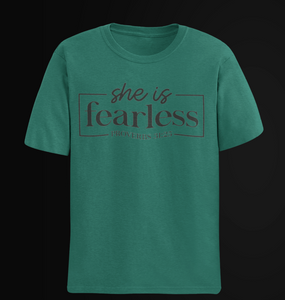 She is Fearless Short Sleeve State Tee