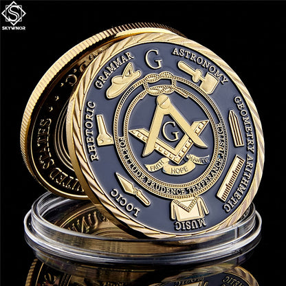 Pandora J Masonic Freemason Brotherhood Commemorative Coin