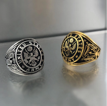 Load image into Gallery viewer, Silver or Gold US Army Ring