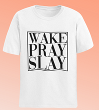 Load image into Gallery viewer, Wake Pray Slay Short Sleeve State Tee
