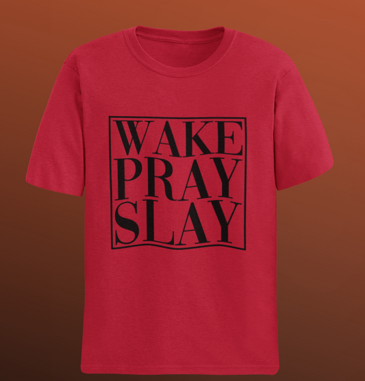 Wake Pray Slay Short Sleeve State Tee