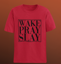 Load image into Gallery viewer, Wake Pray Slay Short Sleeve State Tee