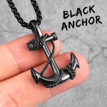 Load image into Gallery viewer, Stainless Steel Sea Anchor Sailor Necklaces Chain Pendants