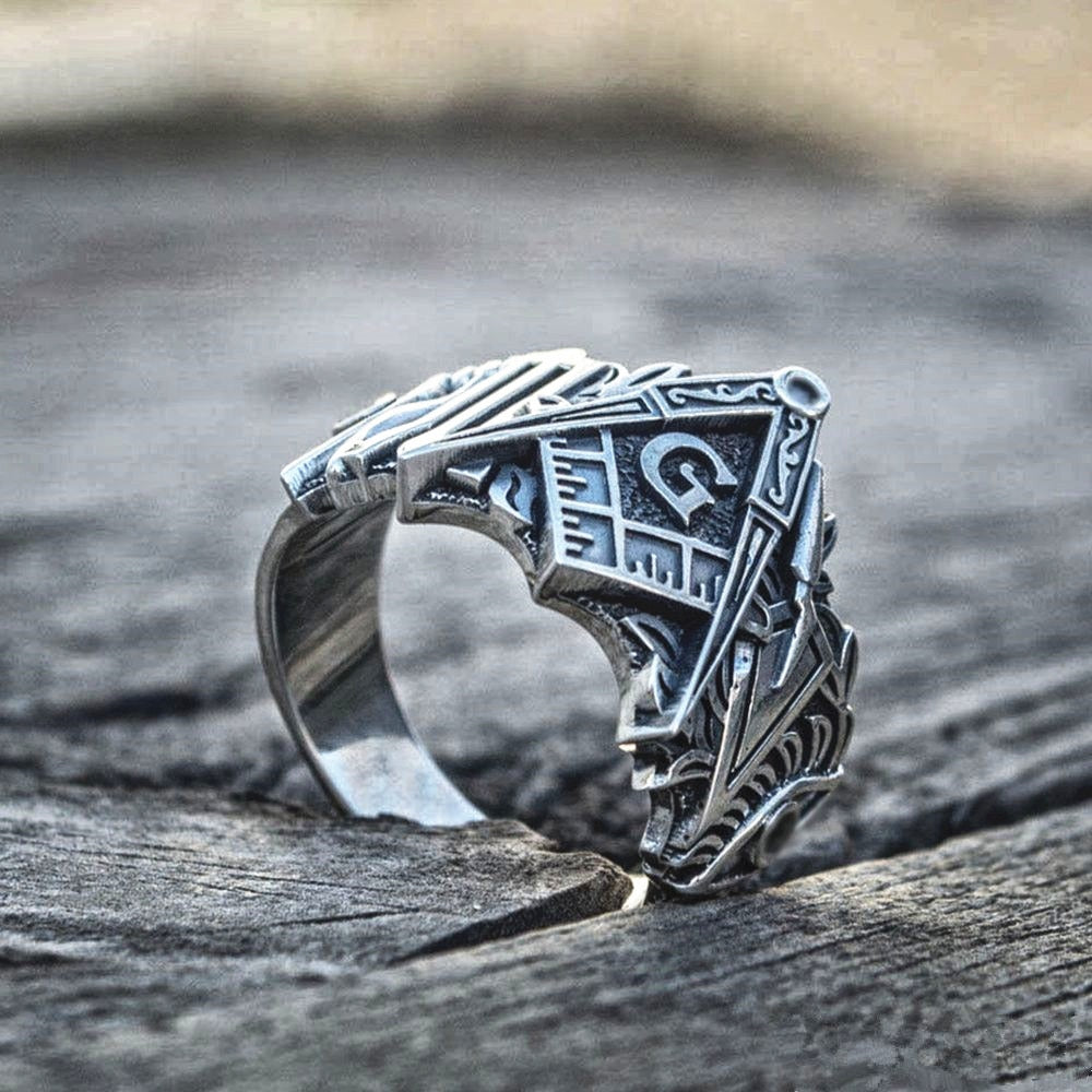 Freemason Knight Stainless Ring