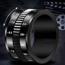 Load image into Gallery viewer, Photographer Black Camera Lens Rings  Separate Rotatable Decompression