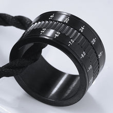 Load image into Gallery viewer, Photographer Black Camera Lens Rings  Separate Rotatable Decompression