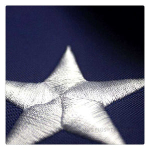 Outdoor USA Flag  3x5 Feet Waterproof Nylon Embroidered Stars Sewn Stripes Brass Grommets