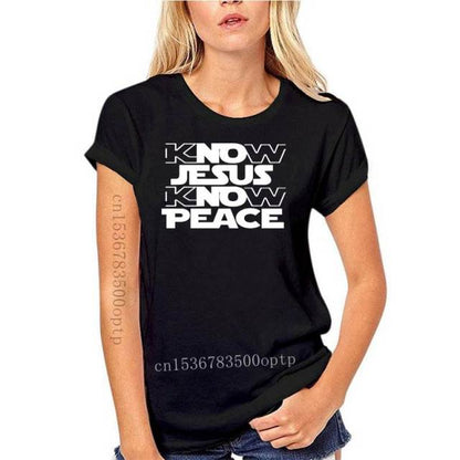 No Jesus No Peace Know Crew Neck Comfortable T shirt
