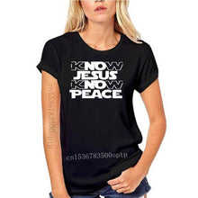Load image into Gallery viewer, No Jesus No Peace Know Crew Neck Comfortable T shirt