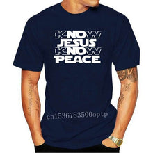 Load image into Gallery viewer, No Jesus No Peace Know Crew Neck Comfortable T shirt