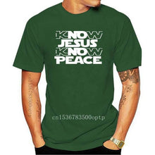 Load image into Gallery viewer, No Jesus No Peace Know Crew Neck Comfortable T shirt