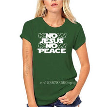 Load image into Gallery viewer, No Jesus No Peace Know Crew Neck Comfortable T shirt