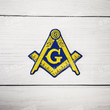 Load image into Gallery viewer, Masonic Embroidery Patches MASON Freemason  EMBLEM Badge