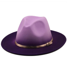 Load image into Gallery viewer, Purple Ombre Fedora