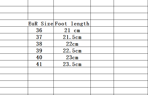 Euro foot measure