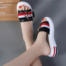 Load image into Gallery viewer, Comfortable and Sleek Luxury Platform Open Toe Sandals