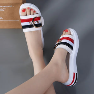 Comfortable and Sleek Luxury Platform Open Toe Sandals
