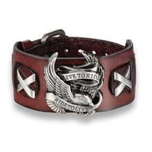 Load image into Gallery viewer, Ride to Live Biker Bracelets Leather and Sturdy