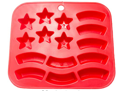 MainStays Wal-Mart Sandals / Flip Flop Silicone Ice Cube Mold (Flag - Red Engine)